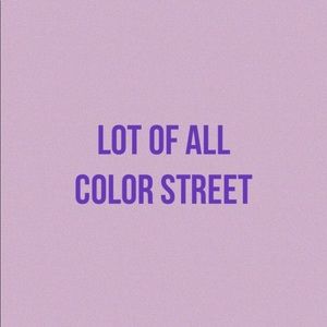 Lot of All Available Color Street